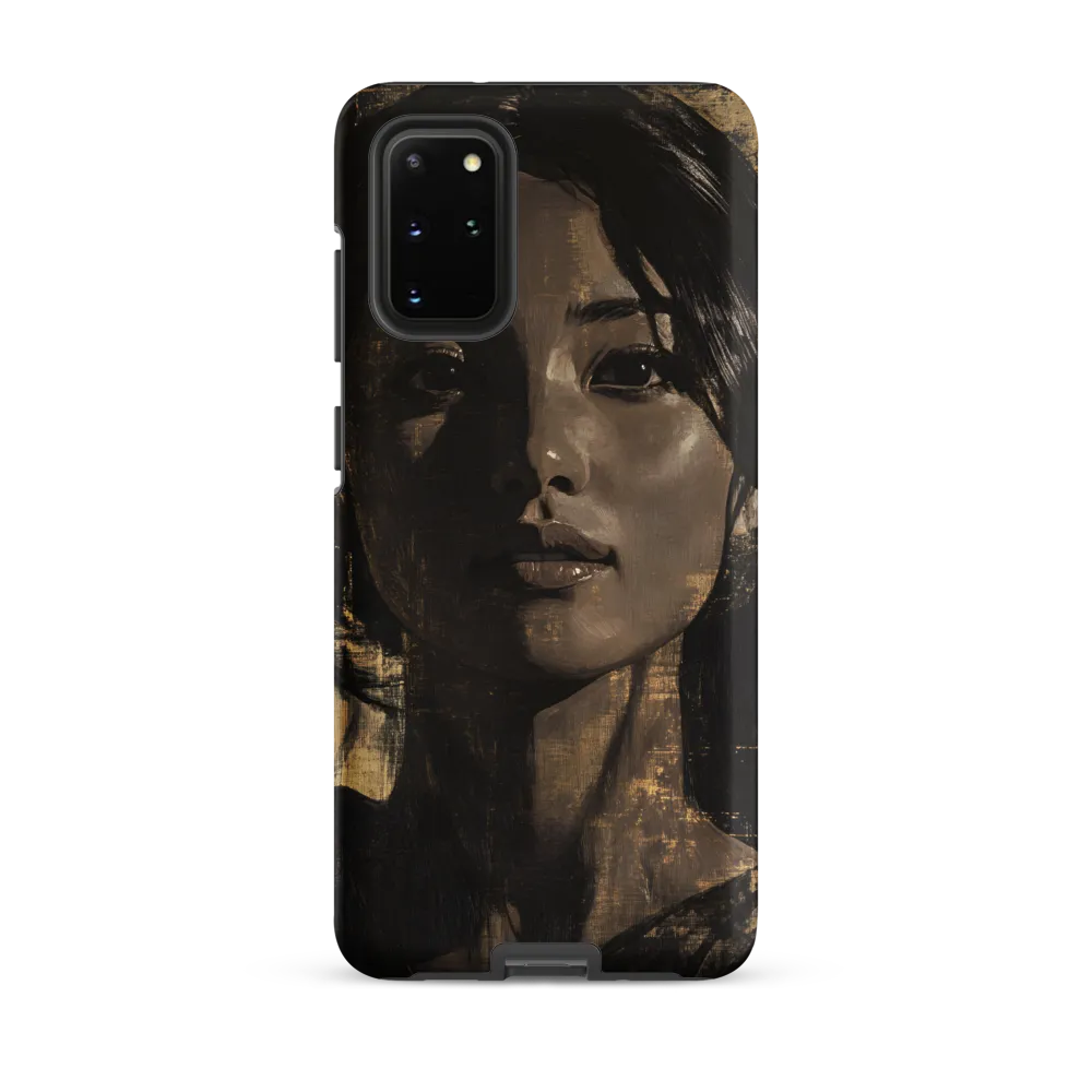 Golden Gaze: A Contemporary Portrait