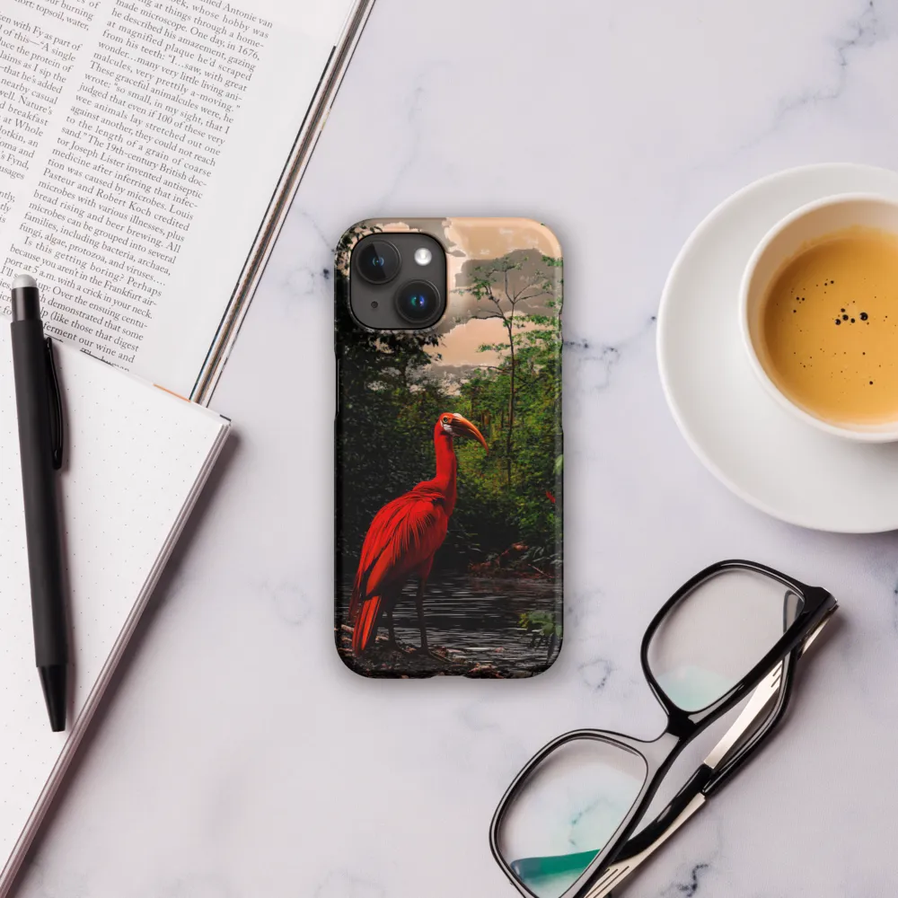 Enigmatic Elegance: The Scarlet Observer
