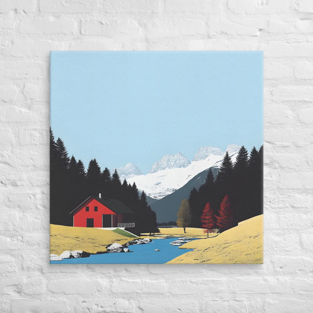 The Tranquil Retreat | Canvas | 32″×32″