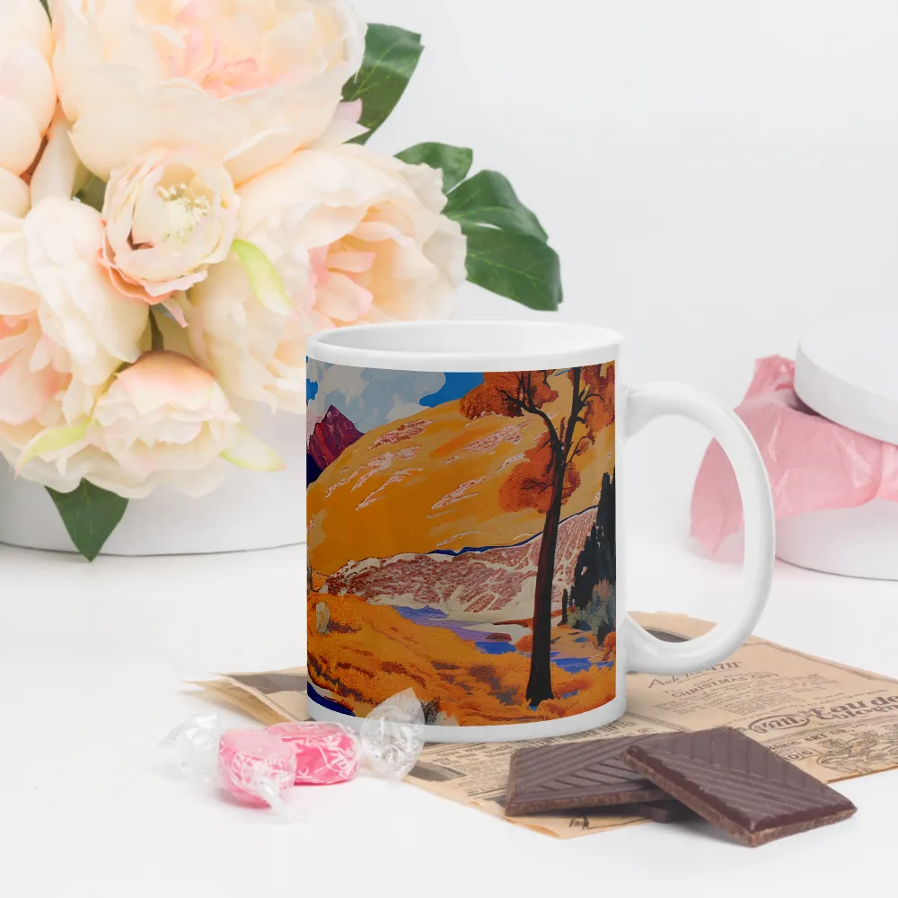 Autumn Serenity: A Vibrant Landscape | Mugs | Multiple Sizes & Colors