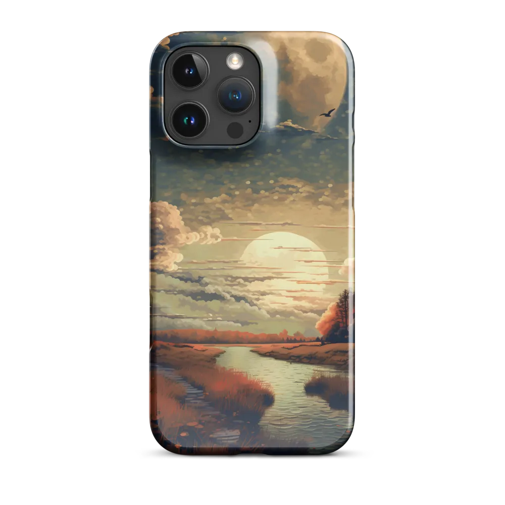 Whispers of Dusk: A Tranquil River Landscape