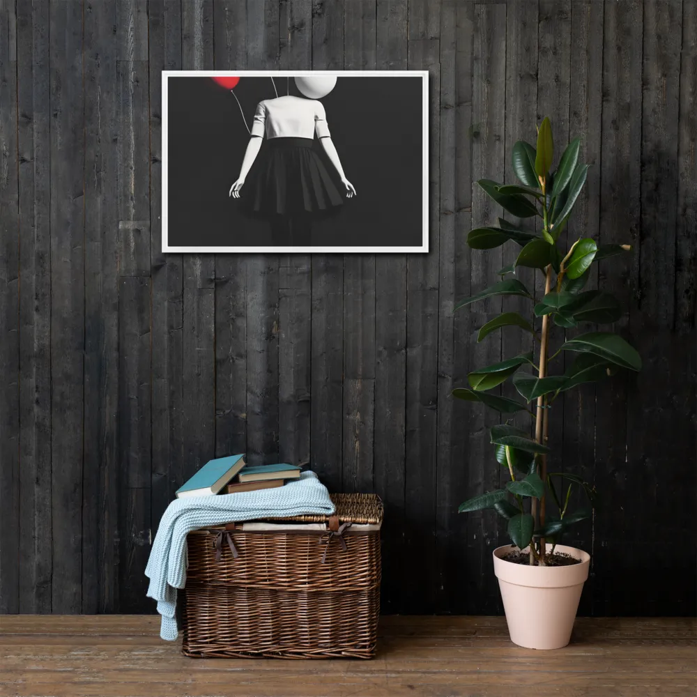Suspended in Mystery | Canvas with White Frame | 20″×30″