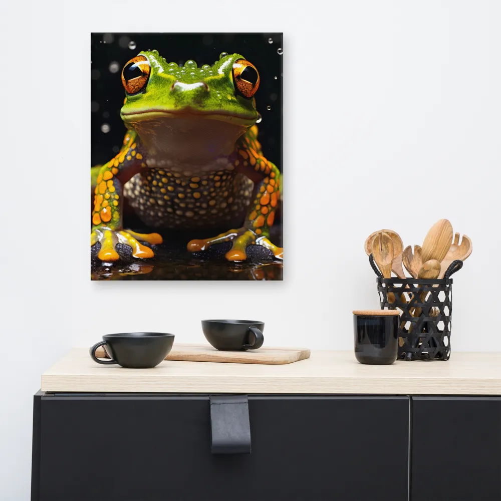 Emerald Elegance: The Frog in Focus