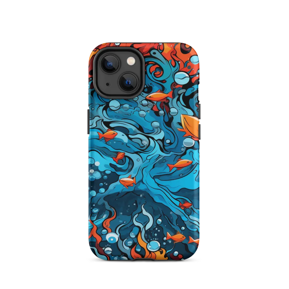 Fluid Harmony: Ocean and Flames