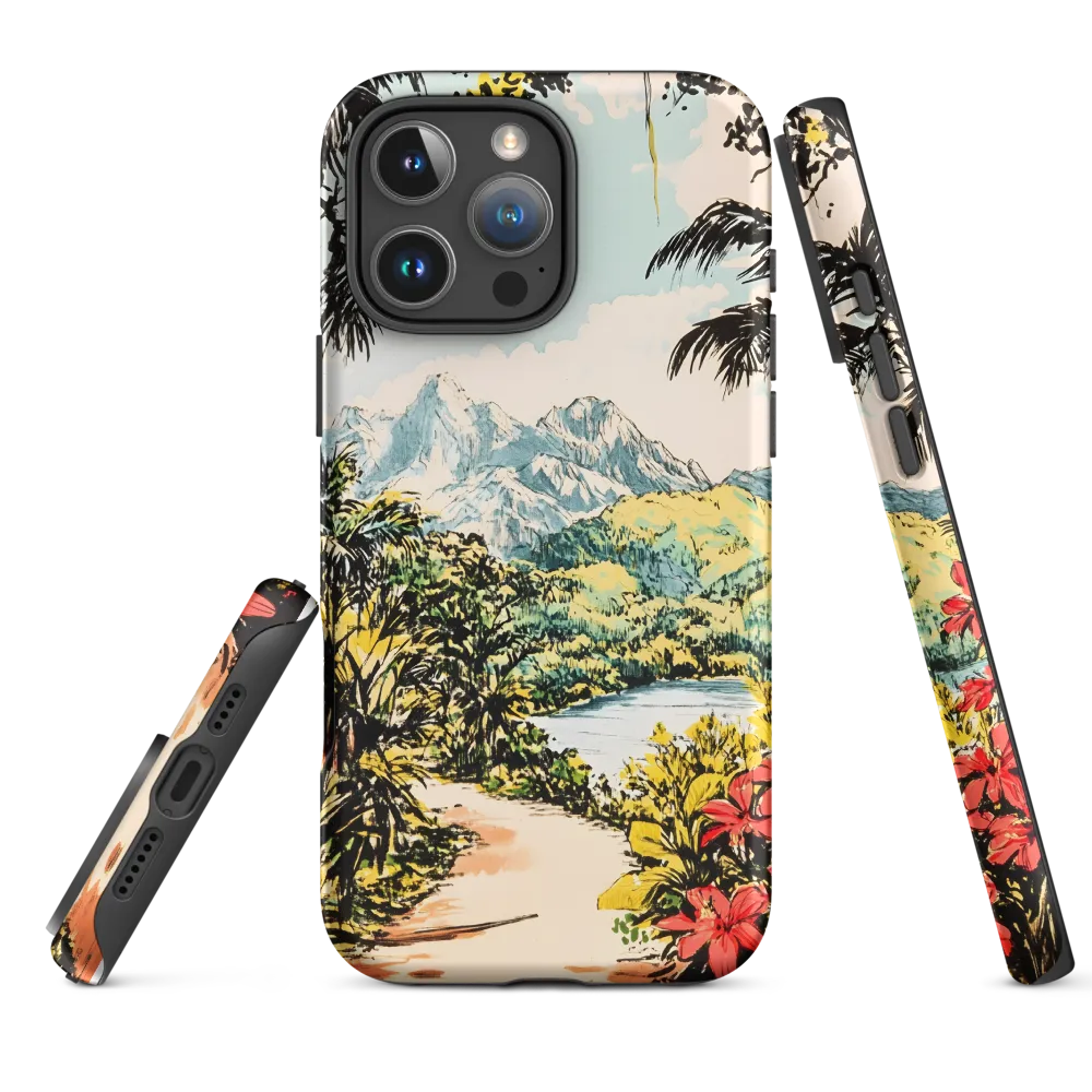 Tropical Serenity | Phone Case |  16 Pro Max | Tough Case | Matte