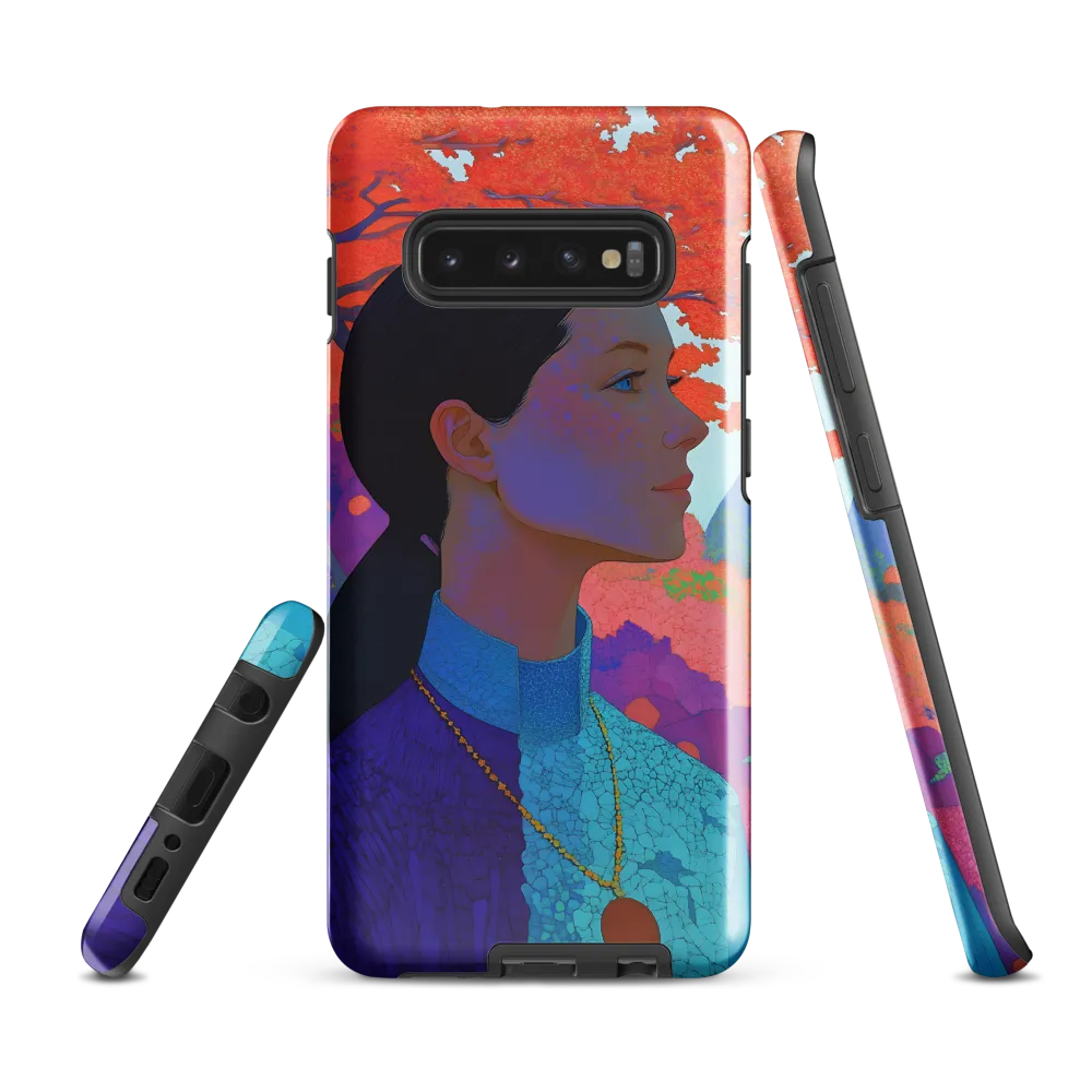 Harmony in Color: A Portrait of Serenity | Phone Case |  S10 Plus | Tough Case | Glossy