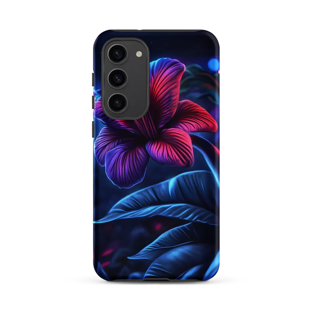 Illuminated Serenity: The Surreal Blossom