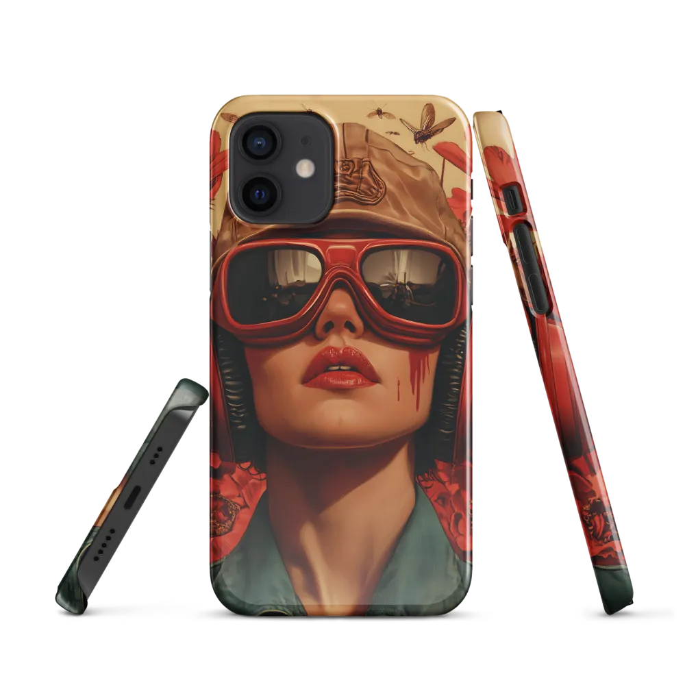 Defiant Portrait in a Floral Realm | Phone Case |  12 | Snap Case | Glossy