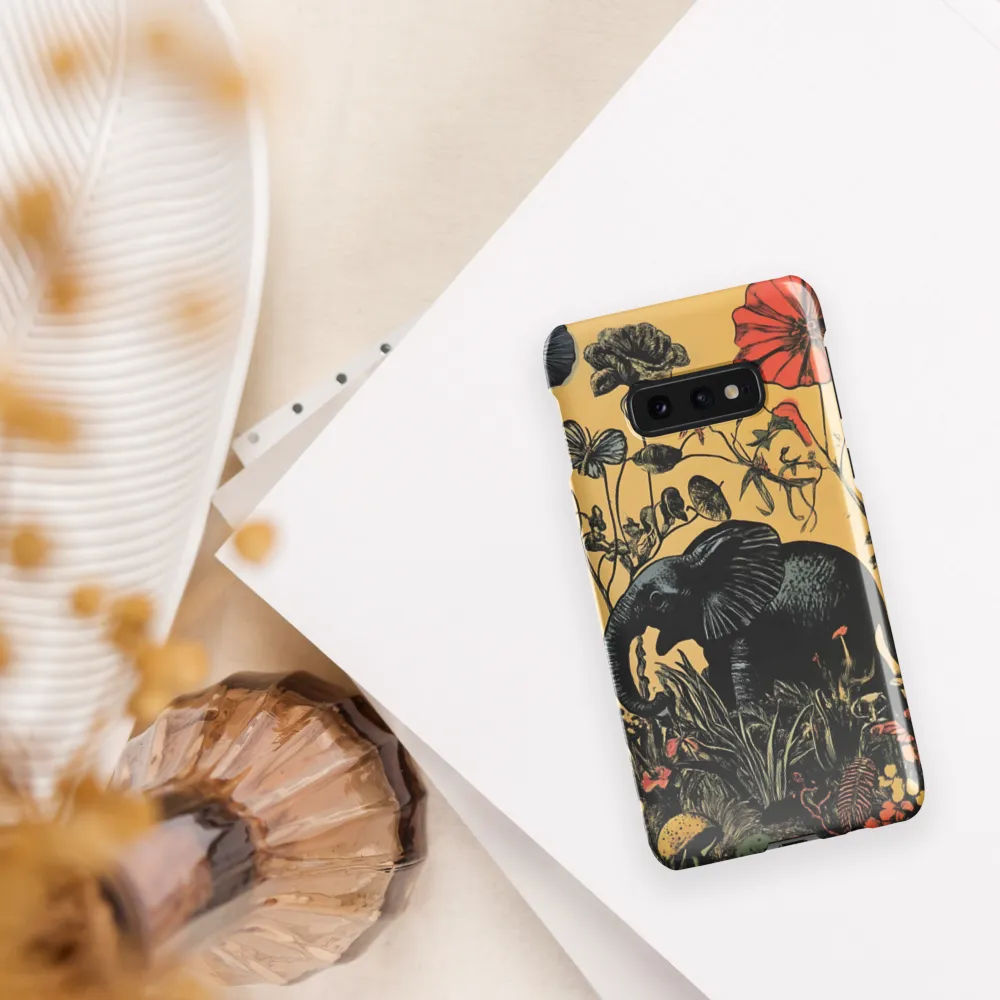 Floral Majesty: The Elephant's Sanctuary