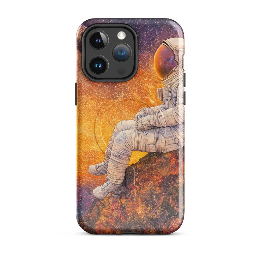 Cosmic Contemplation | Phone Case |  14 Pro Max | MagSafe® Tough Case | Glossy