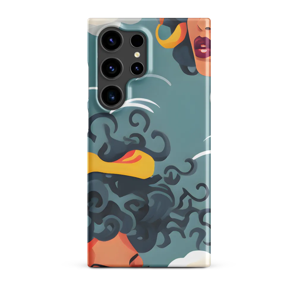 Dreamscapes of Elegance: A Vibrant Exploration of Clouds and Emotion | Phone Case |  S24 Ultra | Snap Case | Matte