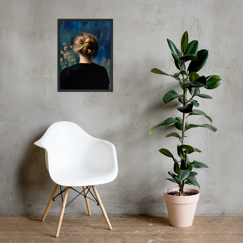Whispers of Tranquility | Poster with Black Frame | 18″×24″