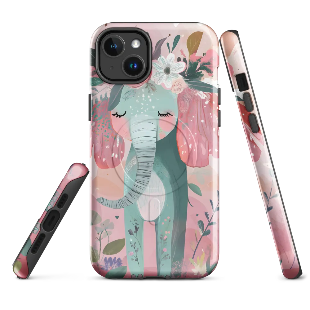 Whimsical Elephant in Bloom