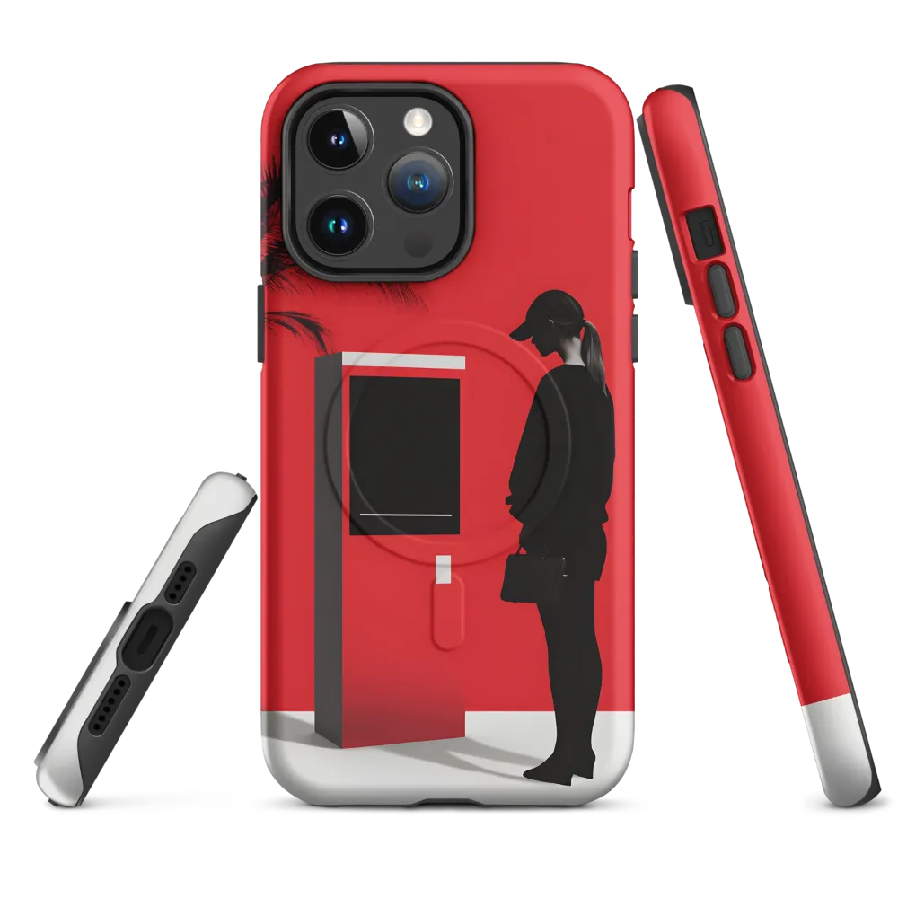Contemplation in Red | Phone Case |  14 Pro Max | MagSafe® Tough Case | Matte