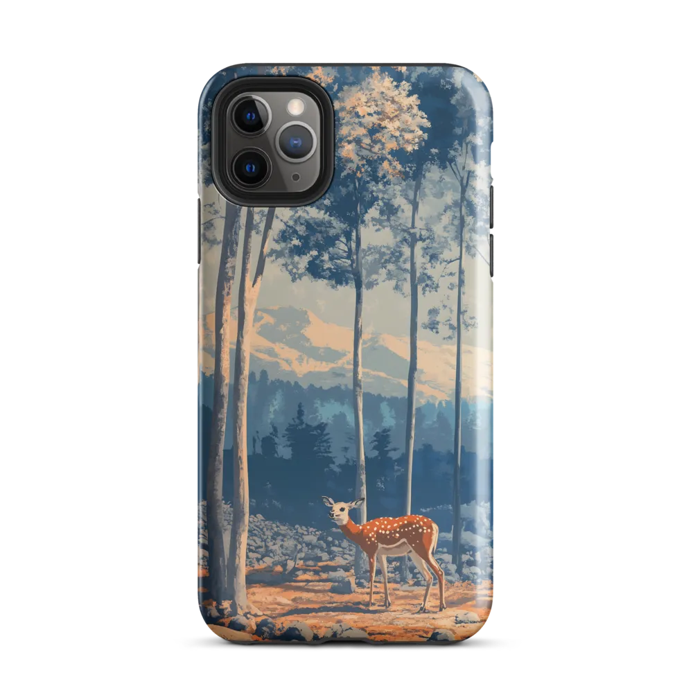 Whispers of the Forest: A Serene Encounter | Phone Case |  11 Pro Max | Tough Case | Glossy