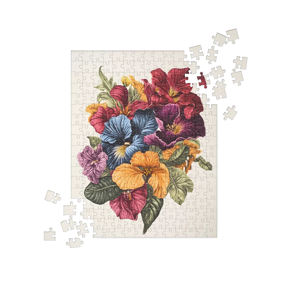 Floral Symphony in Color | Jigsaw Puzzle | 252 pieces