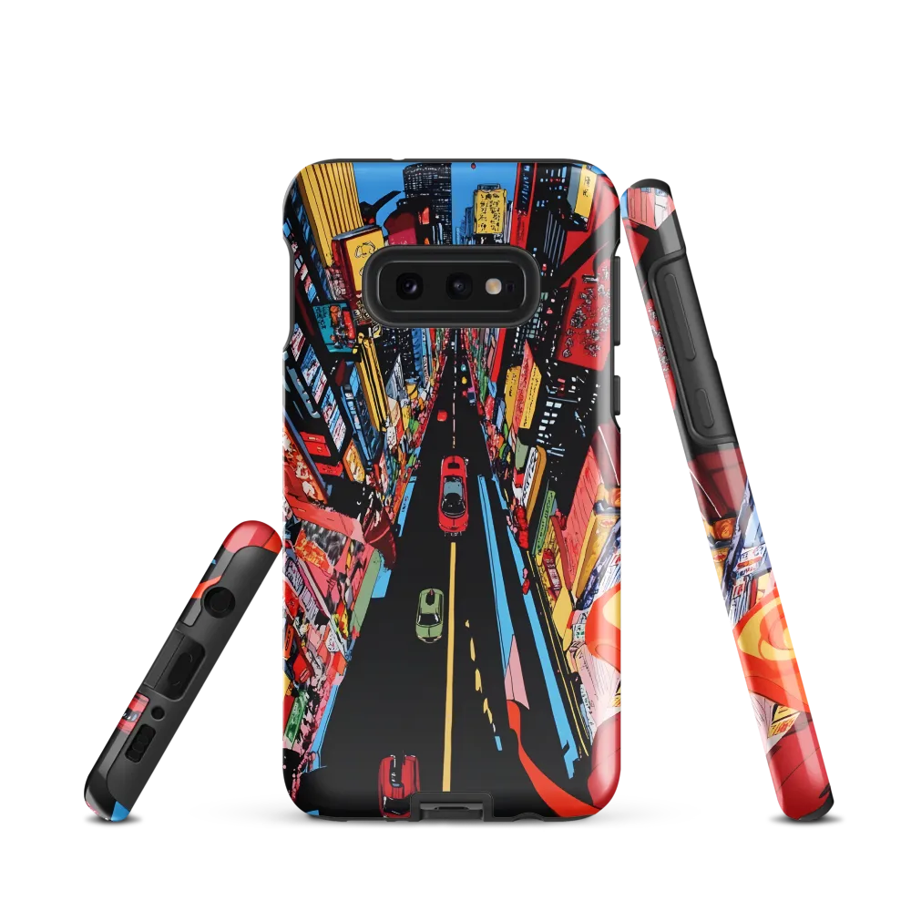 Urban Symphony: A Bird's-Eye View of Life | Phone Case |  S10e | Tough Case | Glossy