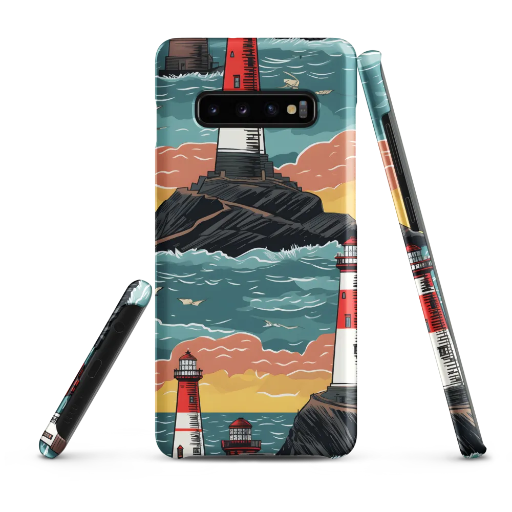 Lighthouses in a Whimsical Ocean