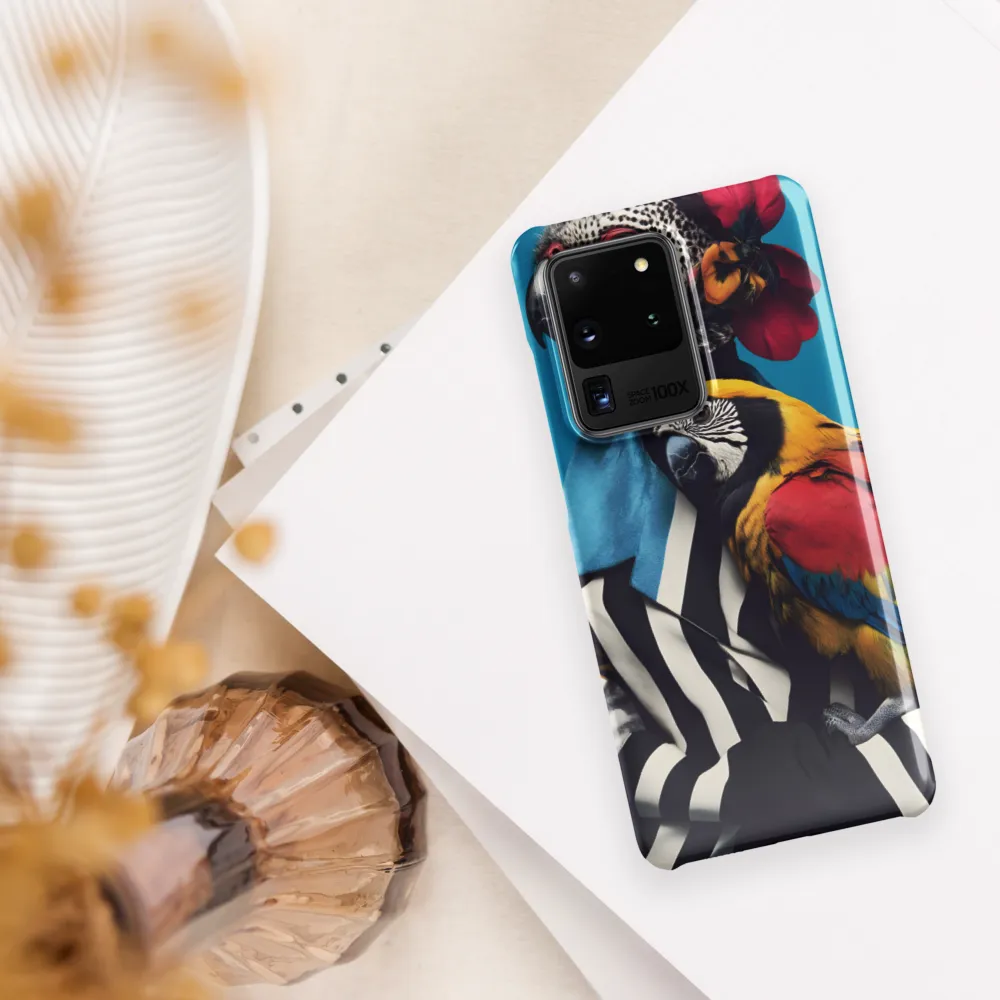 Vibrant Fusion of Flora and Fauna | Phone Case |  S20 Ultra | Snap Case | Glossy