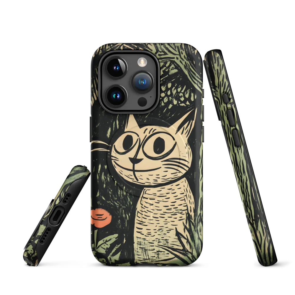 Whimsical Cat in the Forest