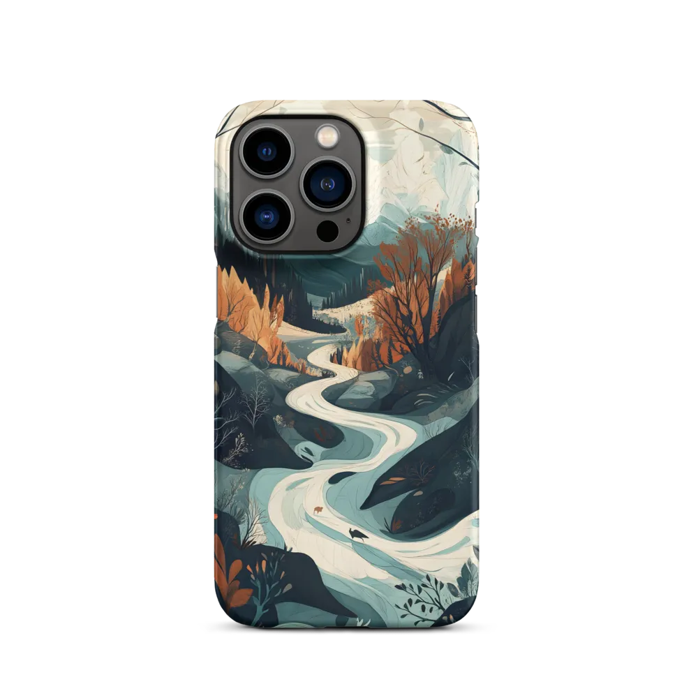 Winding Serenity: A Digital Landscape