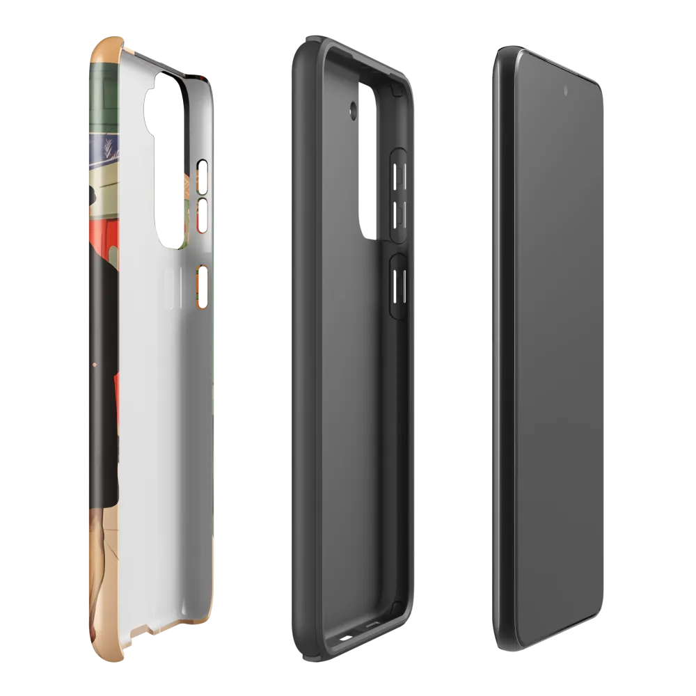 A Moment at the Station | Phone Case |  S21 Plus | Tough Case | Glossy