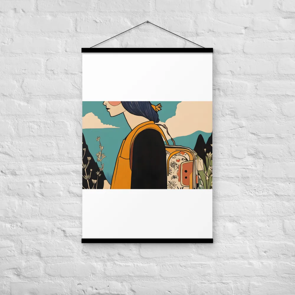 Journey's Serenity | Poster With Black Wood Hanger | 24″×36″