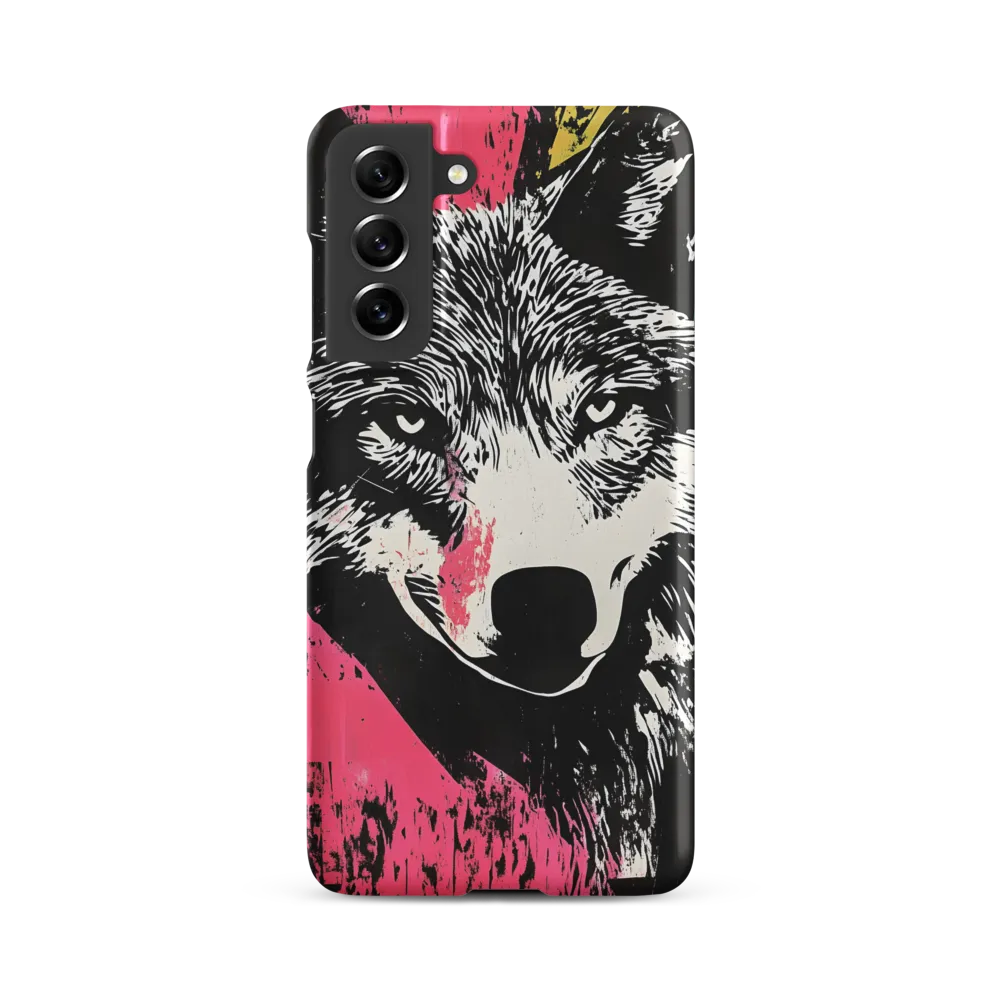 Intense Gaze of the Wolf | Phone Case |  S21 FE | Snap Case | Matte