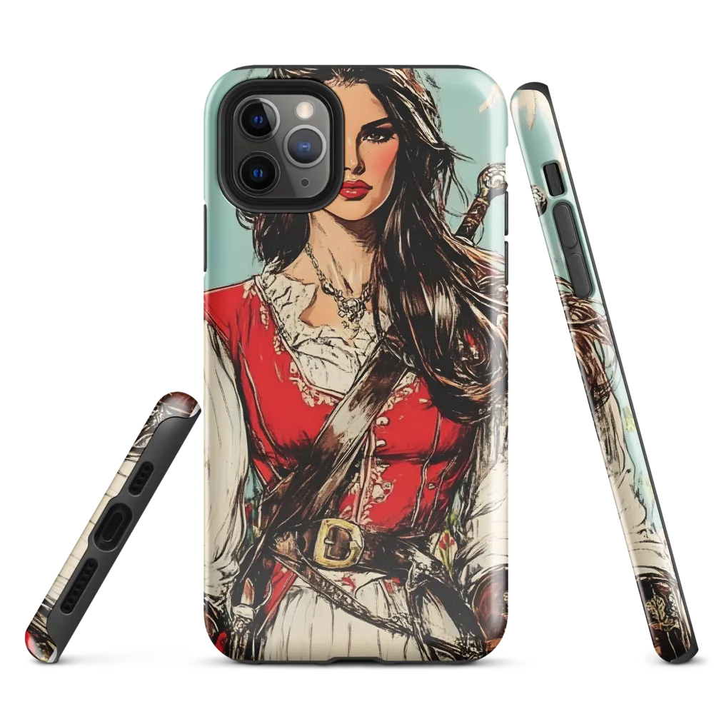 Fearless Pirate Queen | Phone Case |  11 Pro Max | Tough Case | Glossy