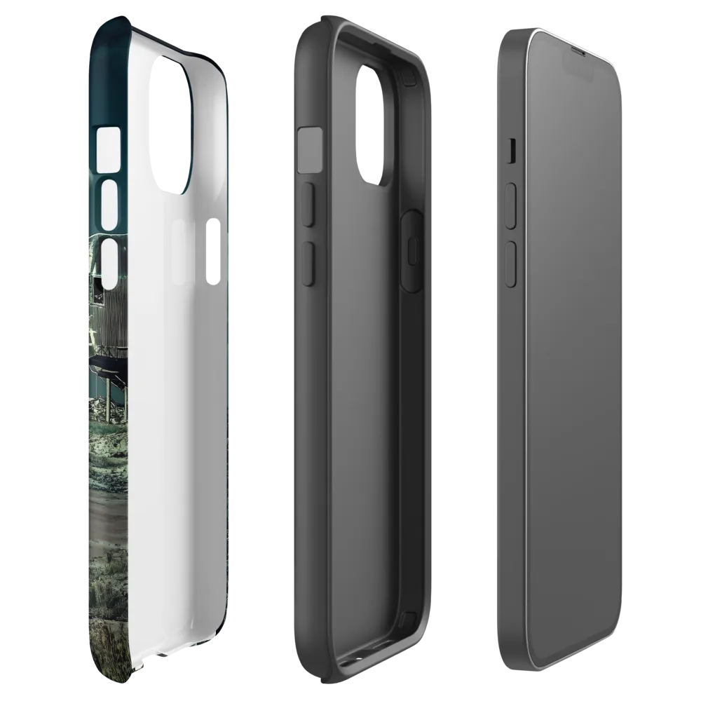 Beyond the Ruins: A Cosmic Journey | Phone Case |  14 Plus | Tough Case | Matte