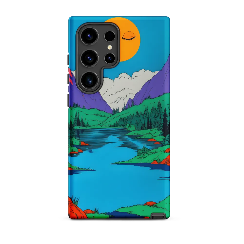 Whimsical Serenity in Vibrant Colors