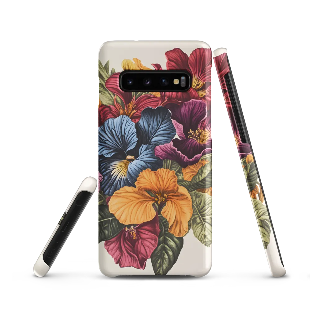Floral Symphony in Color | Phone Case |  S10 | Snap Case | Matte