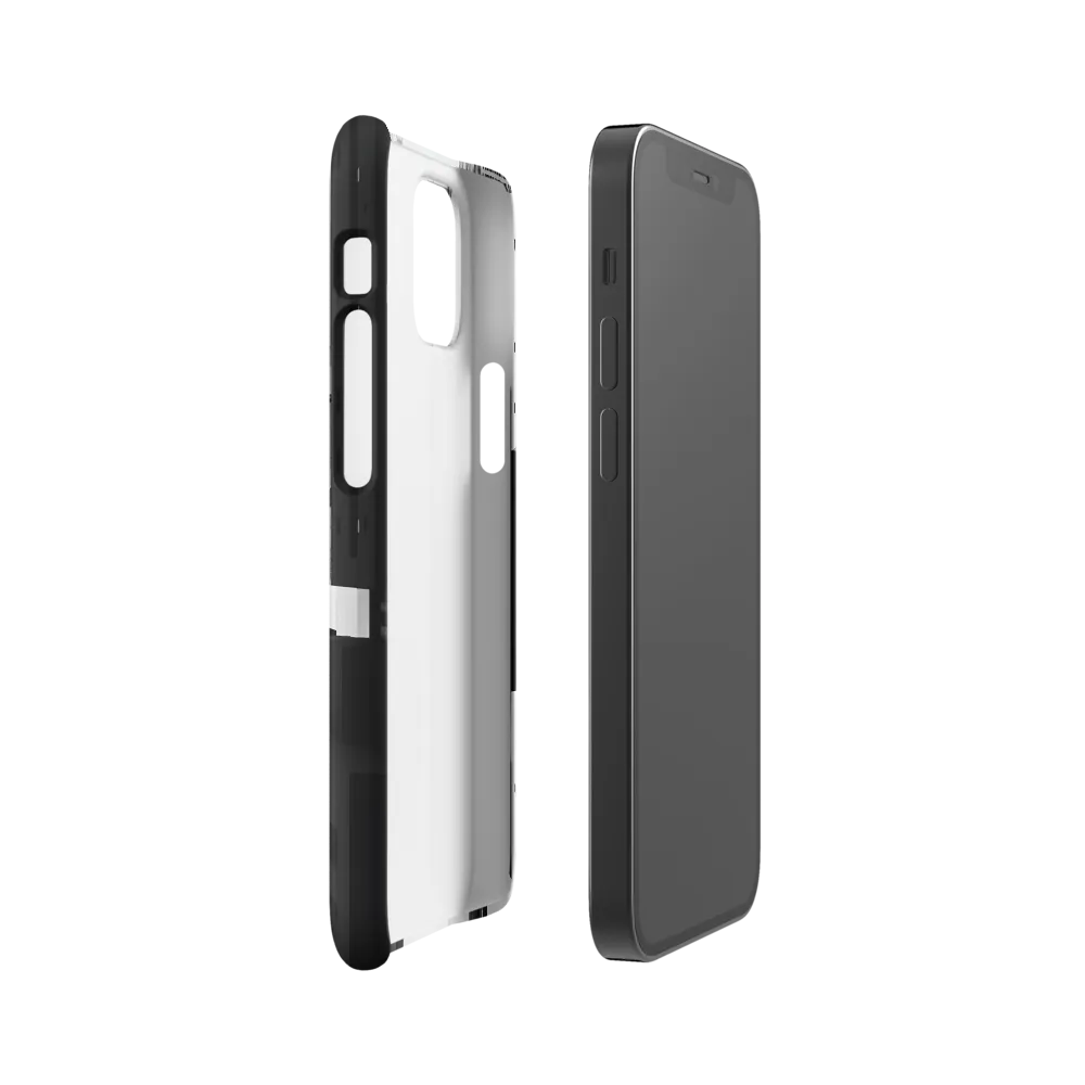 Urban Void: A Minimalist Exploration | Phone Case |  12 Mini | Snap Case | Matte