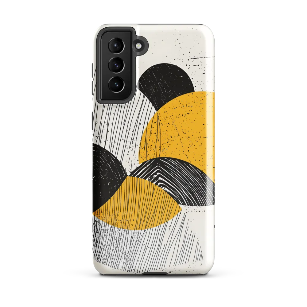 Dynamic Harmony in Black and Yellow