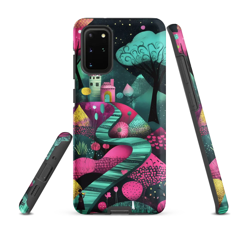 Whimsical Journey through Colorful Lands | Phone Case |  S20 Plus | Tough Case | Matte