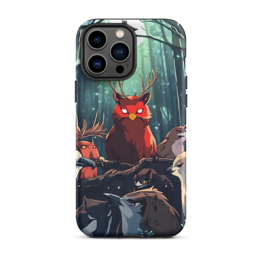 Gathering in the Moonlit Forest