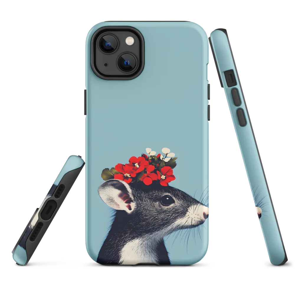 Whimsical Flora: A Mouse's Floral Crown