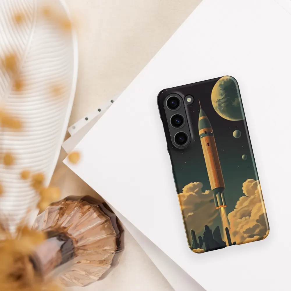 Journey Through the Cosmic Frontier | Phone Case |  S23 | Snap Case | Matte