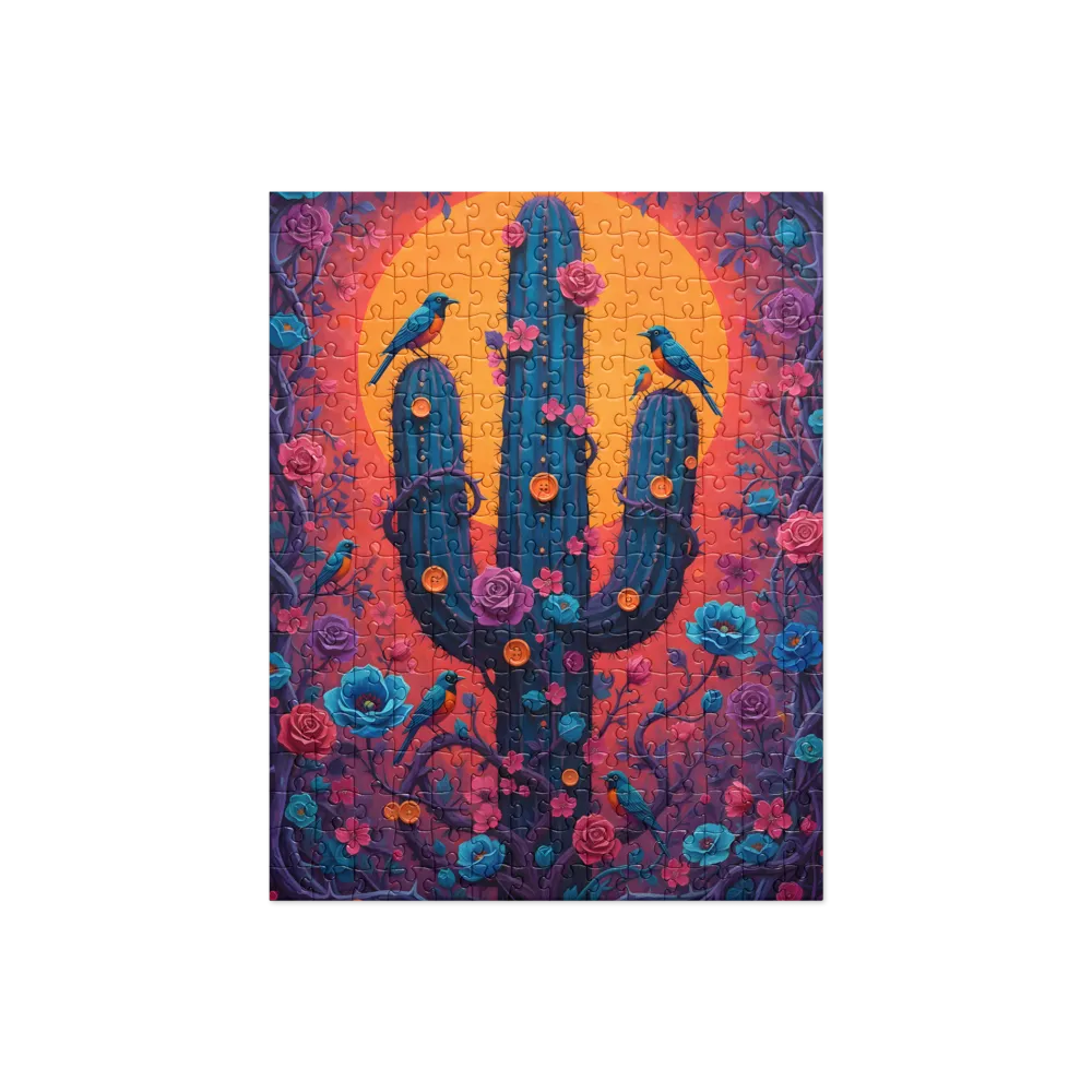 Blooming Saguaro 
 Jigsaw Puzzle