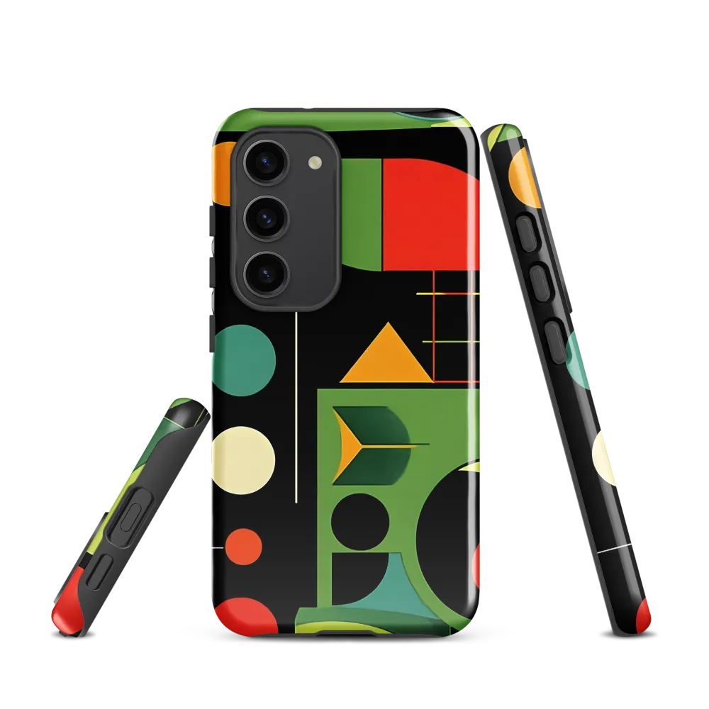 Geometric Harmony | Phone Case |  S23 | Tough Case | Glossy
