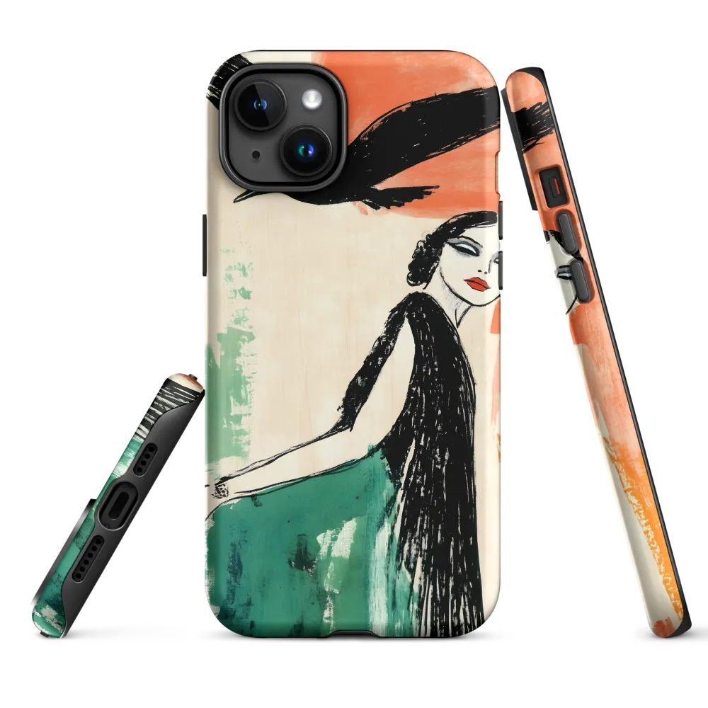 Elegance in Flight | Phone Case |  15 Plus | Tough Case | Matte