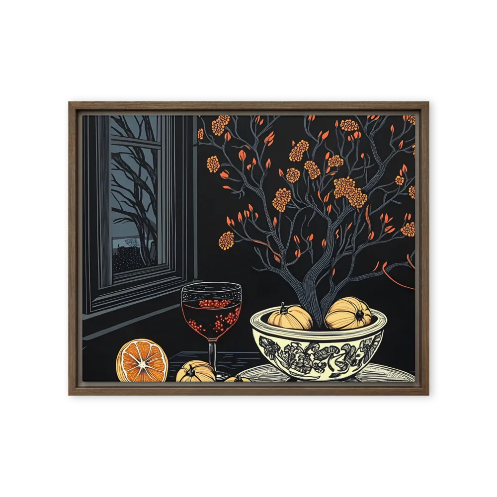Solitude in Color | Canvas with Brown Frame | 16″×20″