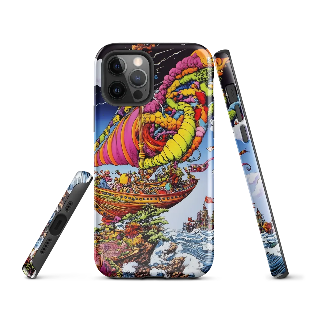 Voyage of Whimsy: A Surreal Sailor's Dream | Phone Case |  12 Pro | Tough Case | Glossy