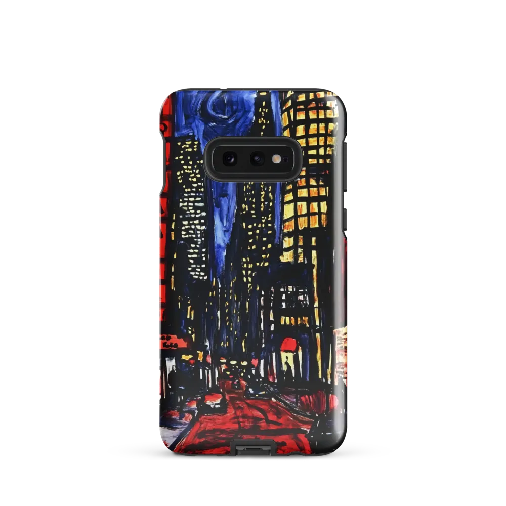 Urban Nightscape: A Journey Through Neon Lights