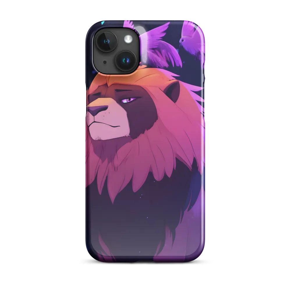 Regal Serenity: The Majestic Lion | Phone Case |  15 Plus | Snap Case | Glossy