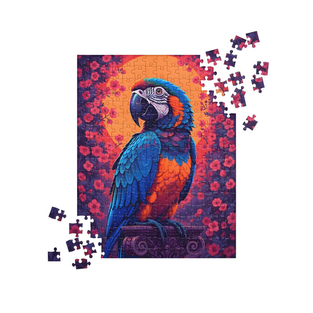 Sunset Macaw 
 Jigsaw Puzzle