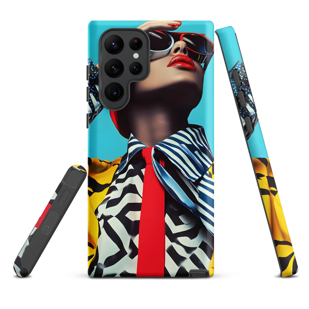 Chic Confidence in Bold Patterns