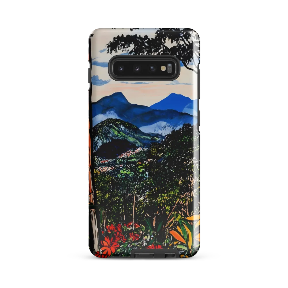 Nature's Vibrant Embrace | Phone Case |  S10 Plus | Tough Case | Glossy