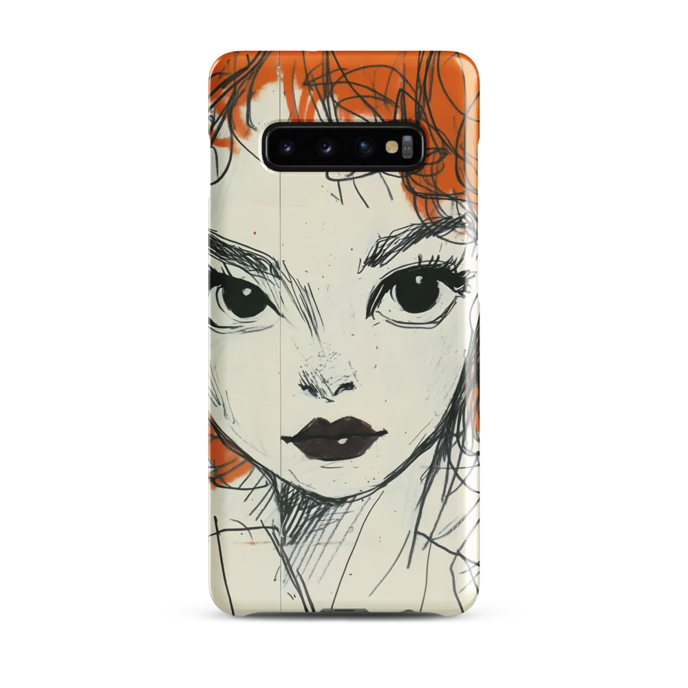 The Bold Gaze | Phone Case |  S10 Plus | Snap Case | Glossy