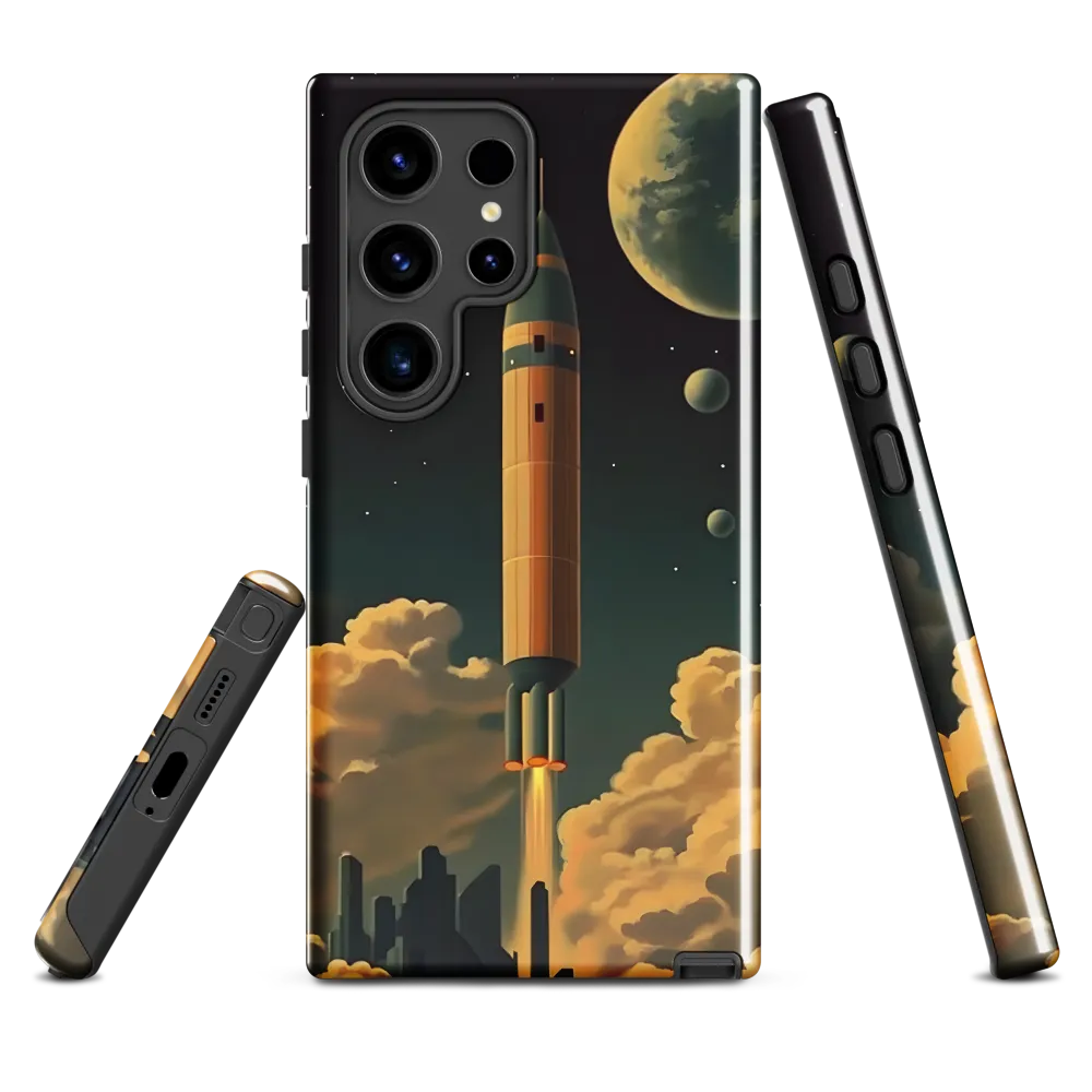 Journey Through the Cosmic Frontier | Phone Case |  S24 Ultra | Tough Case | Glossy